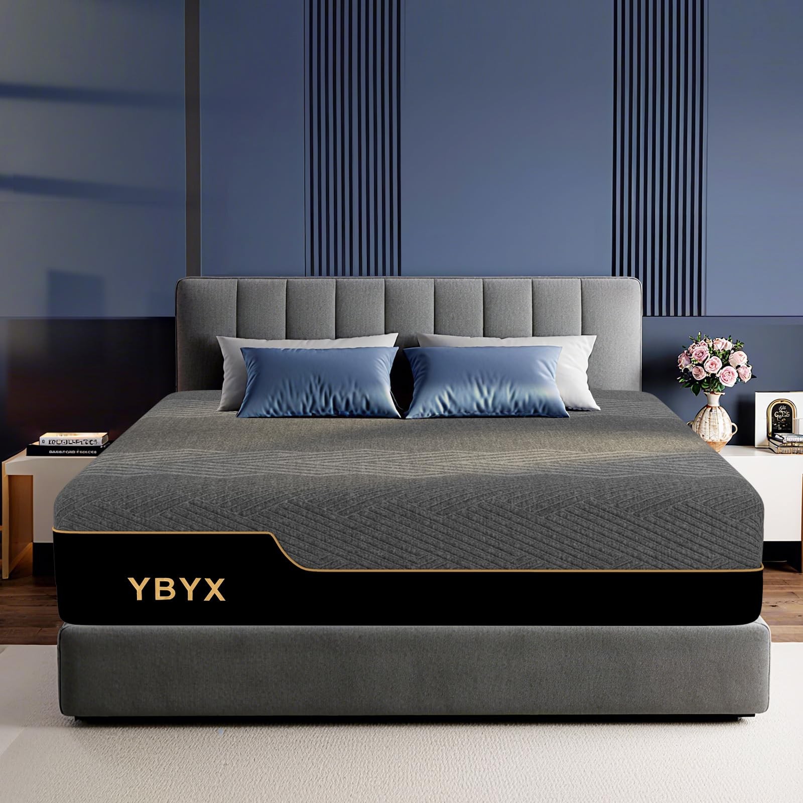 Twin Mattress, 10 Inch twin Size Mattresses Hybrid Mattress with Memory Foam …