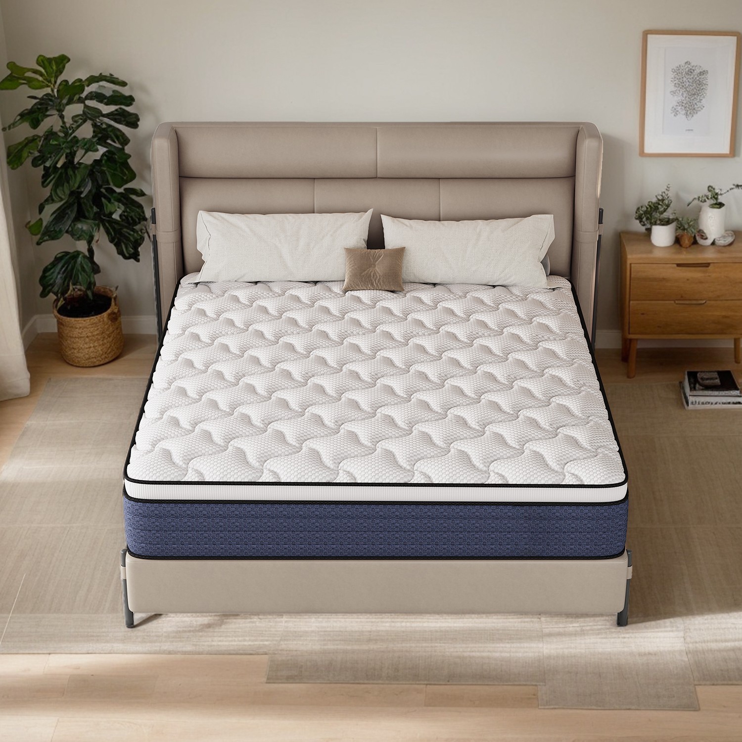 12-inch Full Size Gel Memory Foam Mattress – Medium firmness