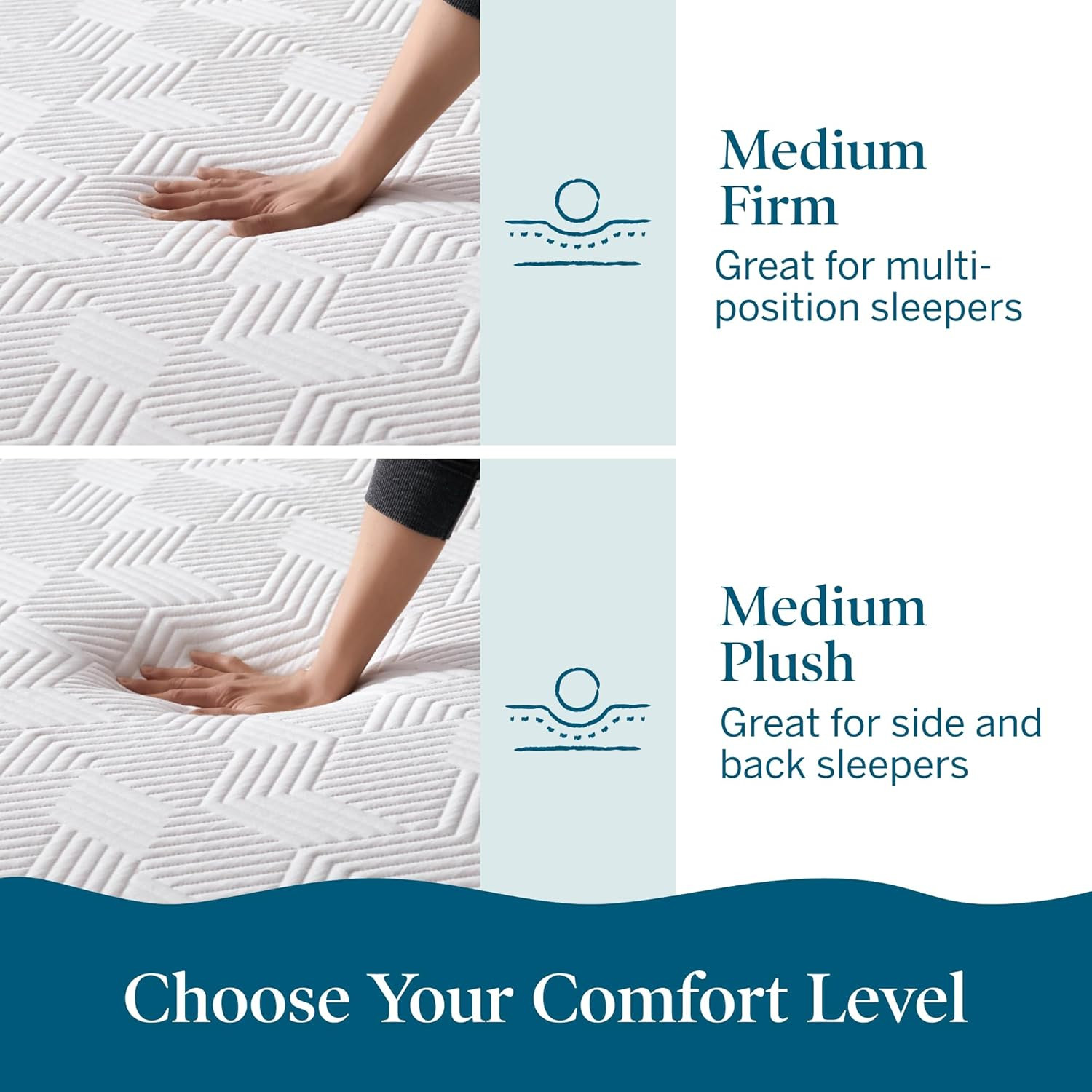14 Inch Memory Foam Mattress – Medium Firm Feel – Infused with Refreshing Bamboo
