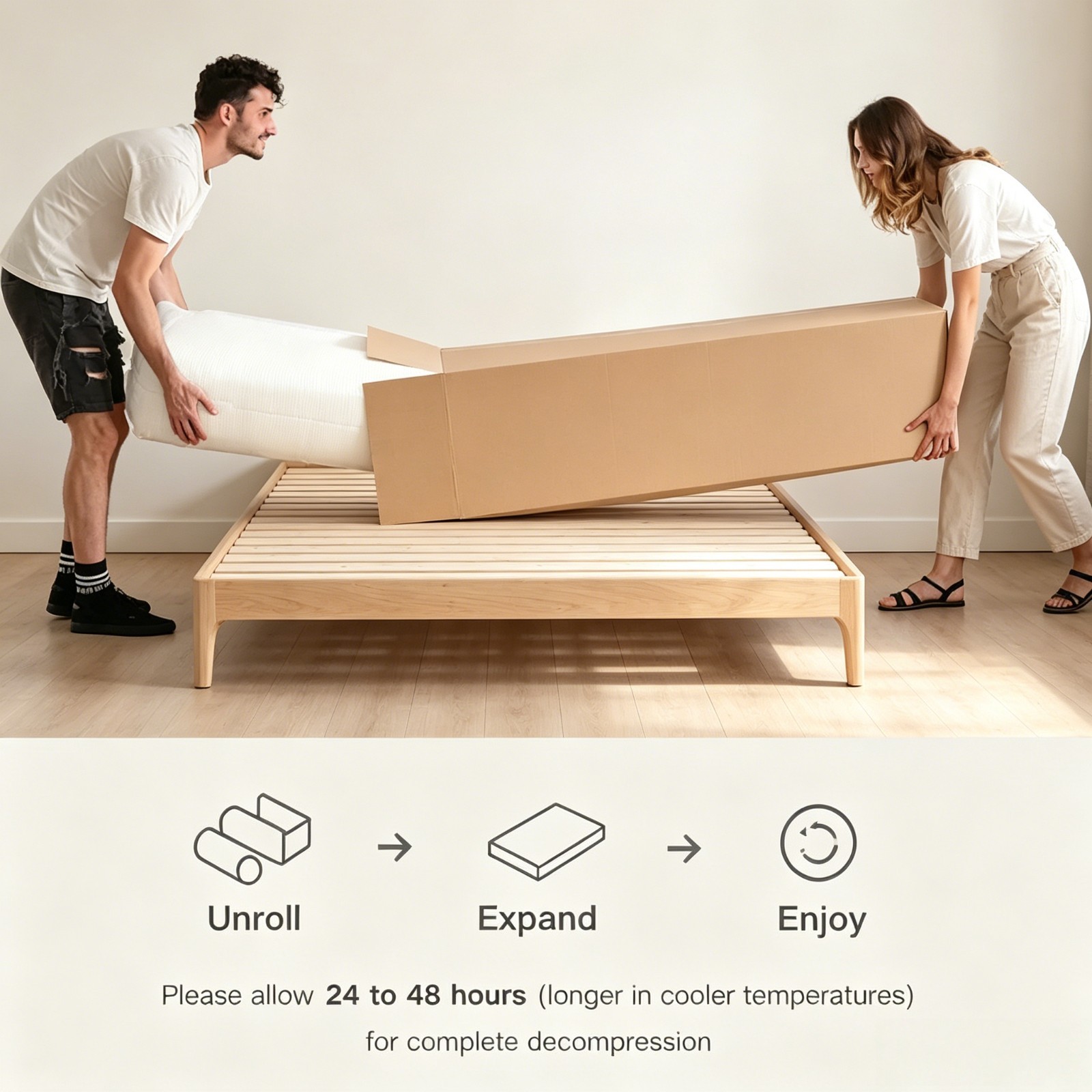14» Gel Memory Foam Mattress Hybrid Pocket Spring Queen Bedding In A Box