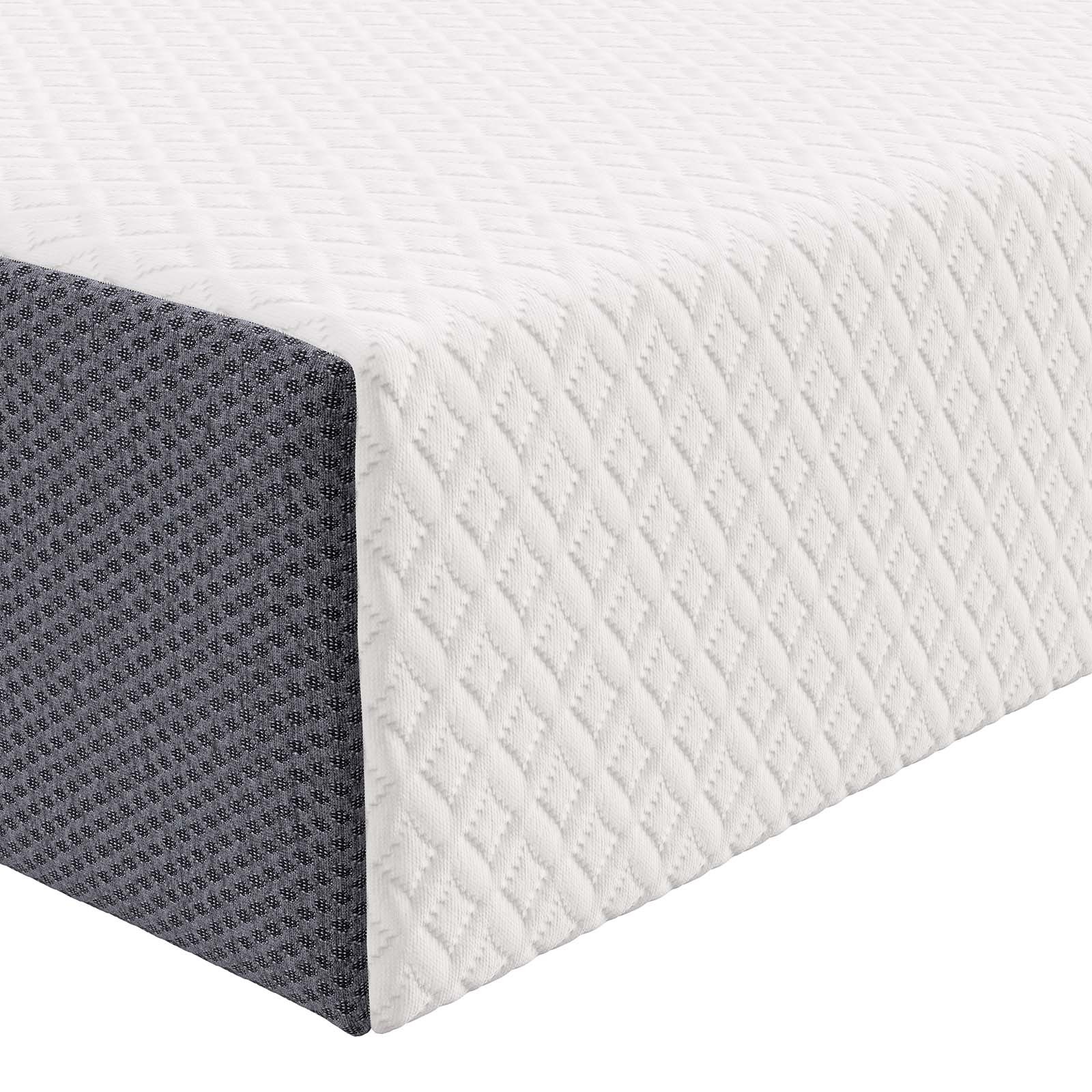 Modway Mila Firm 10″ Fiberglass Free Memory Foam Full Mattress