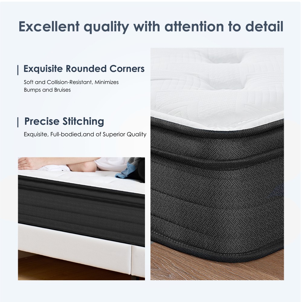 Mattress independent bag inner spring band cooling memory foam