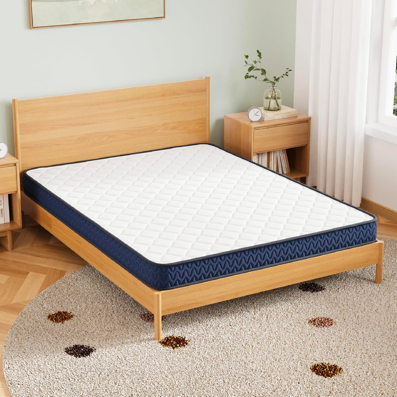 Signature Design by Ashley Full Size Firm 6 Inch Memory Foam Mattress, Super Sof
