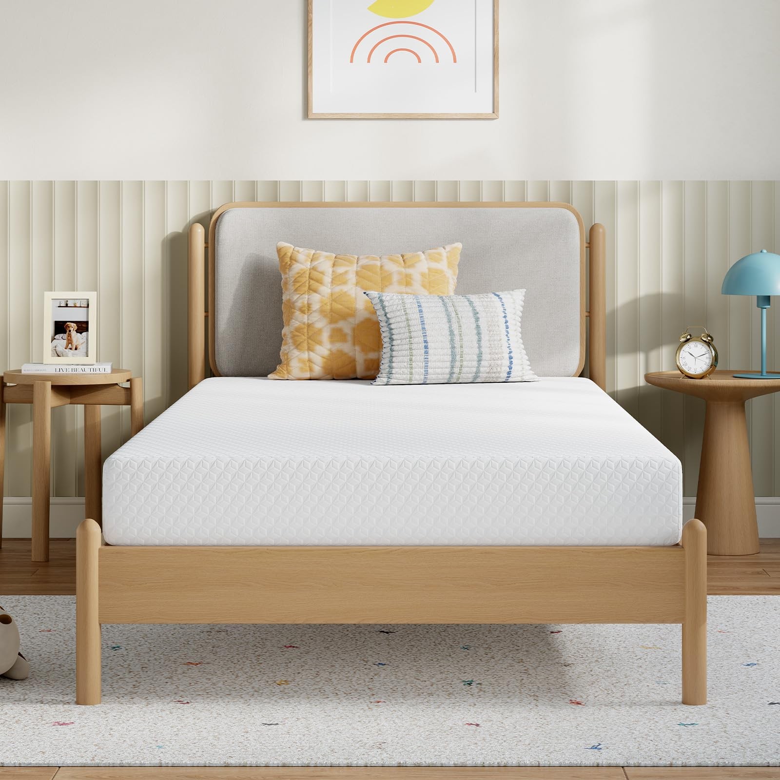 8 Inch Twin Size Mattress, Twin Memory Foam Mattress for with Comfortable & H…