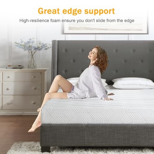 Size Mattress Gel Memory Foam Bed Mattress in a Box Medium Firm and Twin 5″