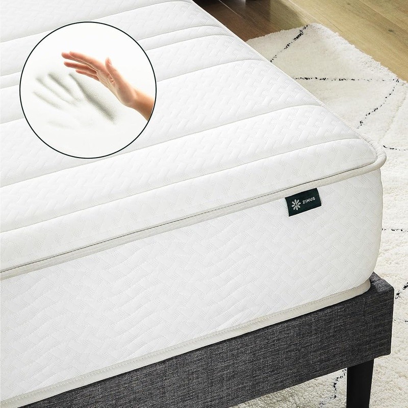 Hybrid Twin XL Mattress Foam Tight Top Medium Firm Support Eco-Friendly New