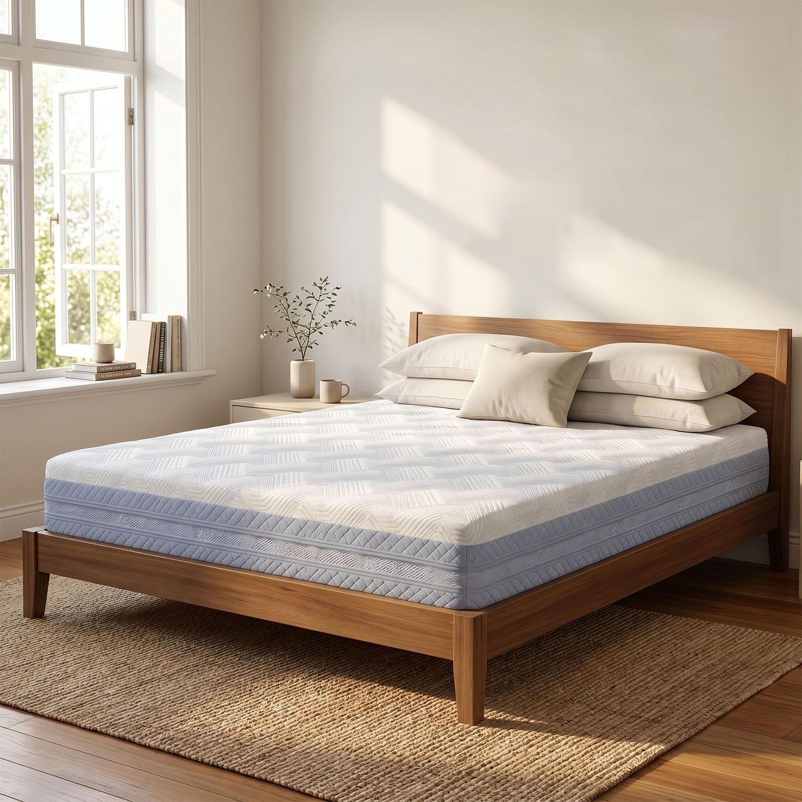 10 Inch Queen Size Mattress for Back Pain Relief, CertiPUR US Certified Foams