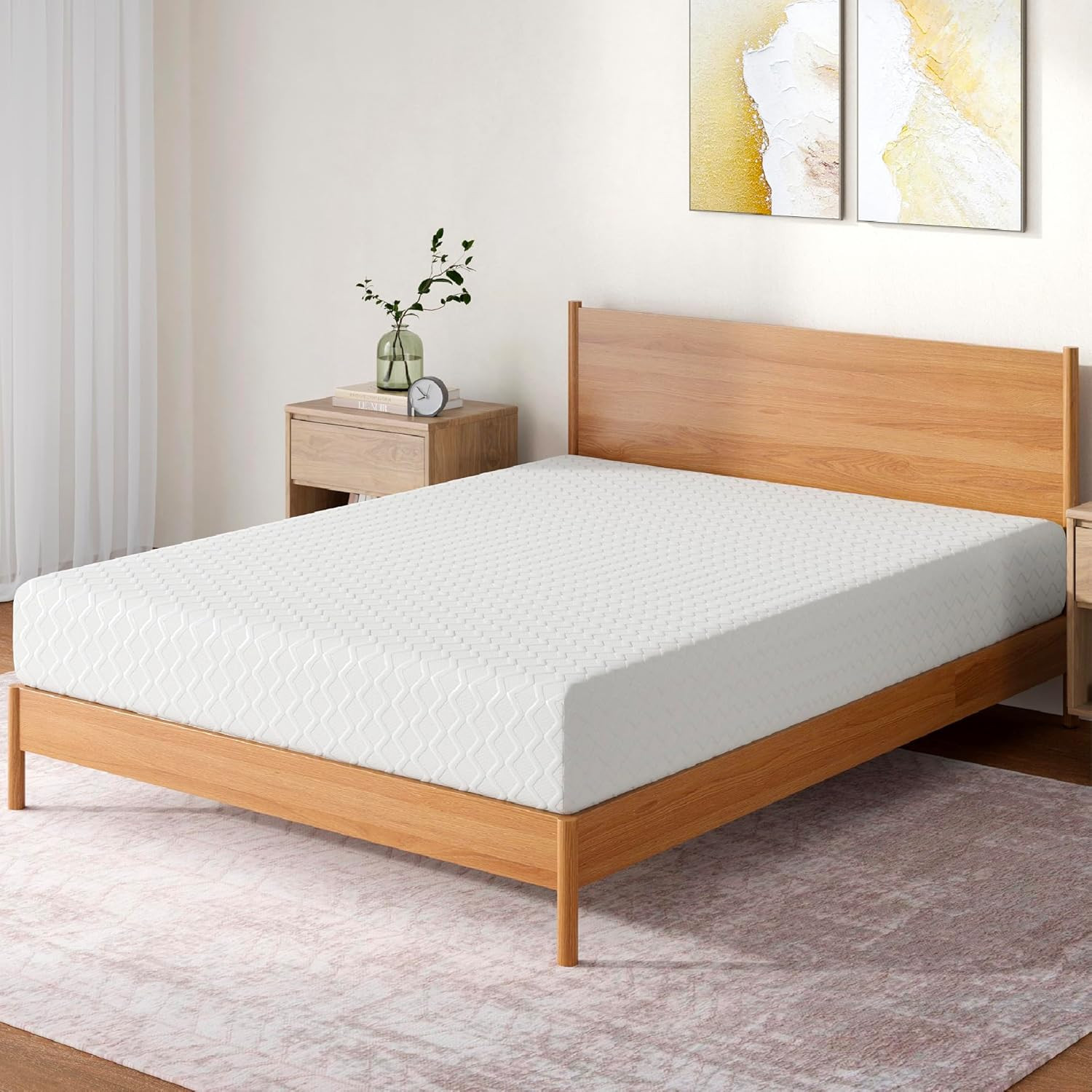 Signature Design by Ashley Queen Size Chime 10 Inch Medium Firm Memory Foam Matt