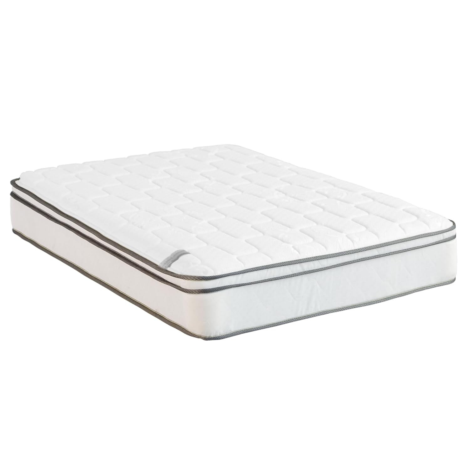 , 8-Inch Medium Firm Heavier Pocket Coil Spring Hybrid Euro Top Mattress, Motion