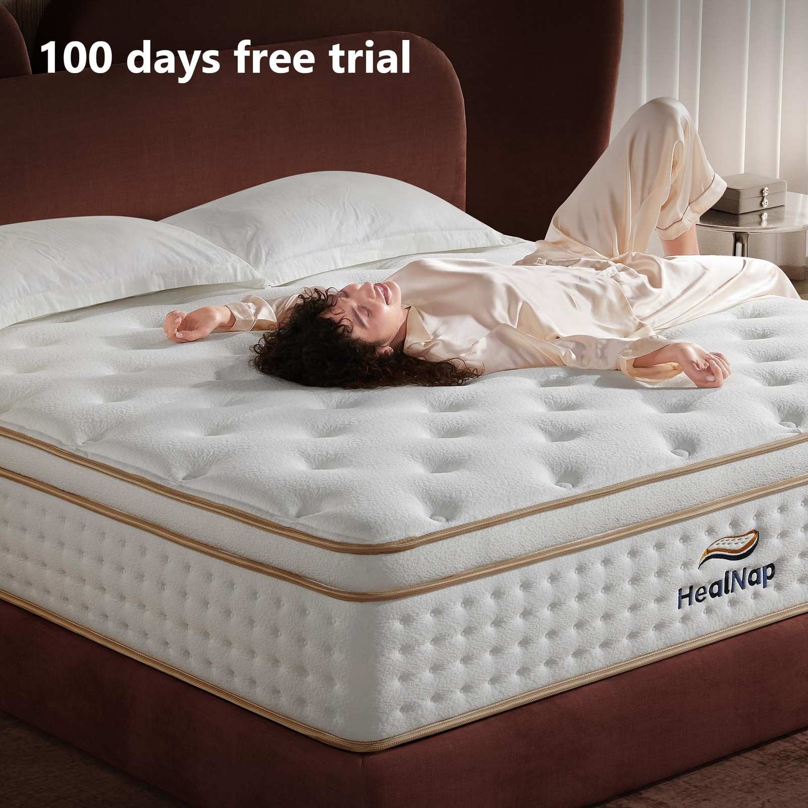 Twin,10inch Hybrid Mattress in a Box Memory Foam Mattress Size Firm with Indi…