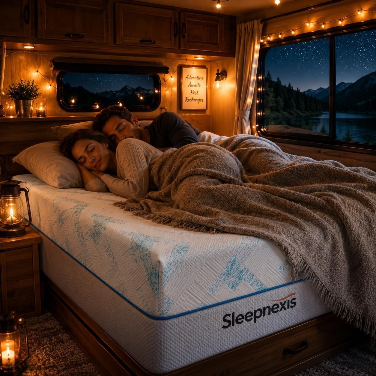 8″/10″ RV Mattress Gel Memory Foam Fiberglass Free CertiPUR-US