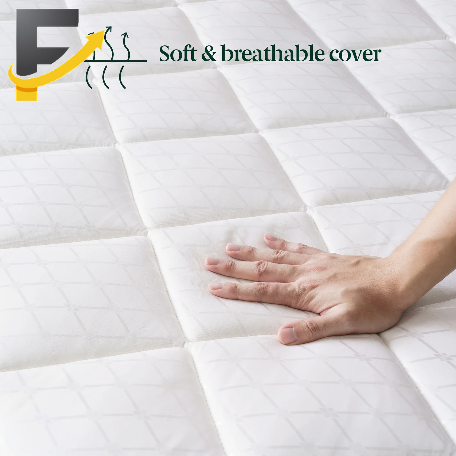 Slumber 1 by 6″ Comfort plus Innerspring Mattress Twin