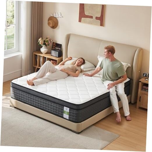 12 Inch Queen Mattress in a Box: Hybrid Memory Queen (U.S. Standard) 12 Inches