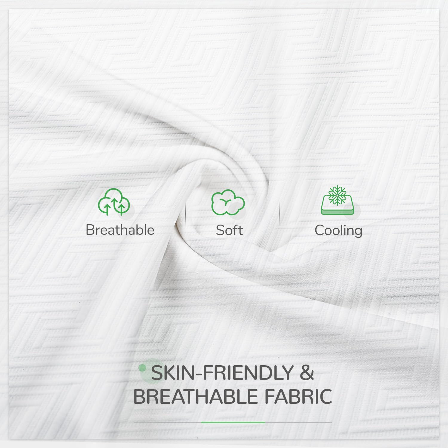6 Inch Twin Mattress, Gel Memory Foam Mattress Twin Size in a Box for Pressure R