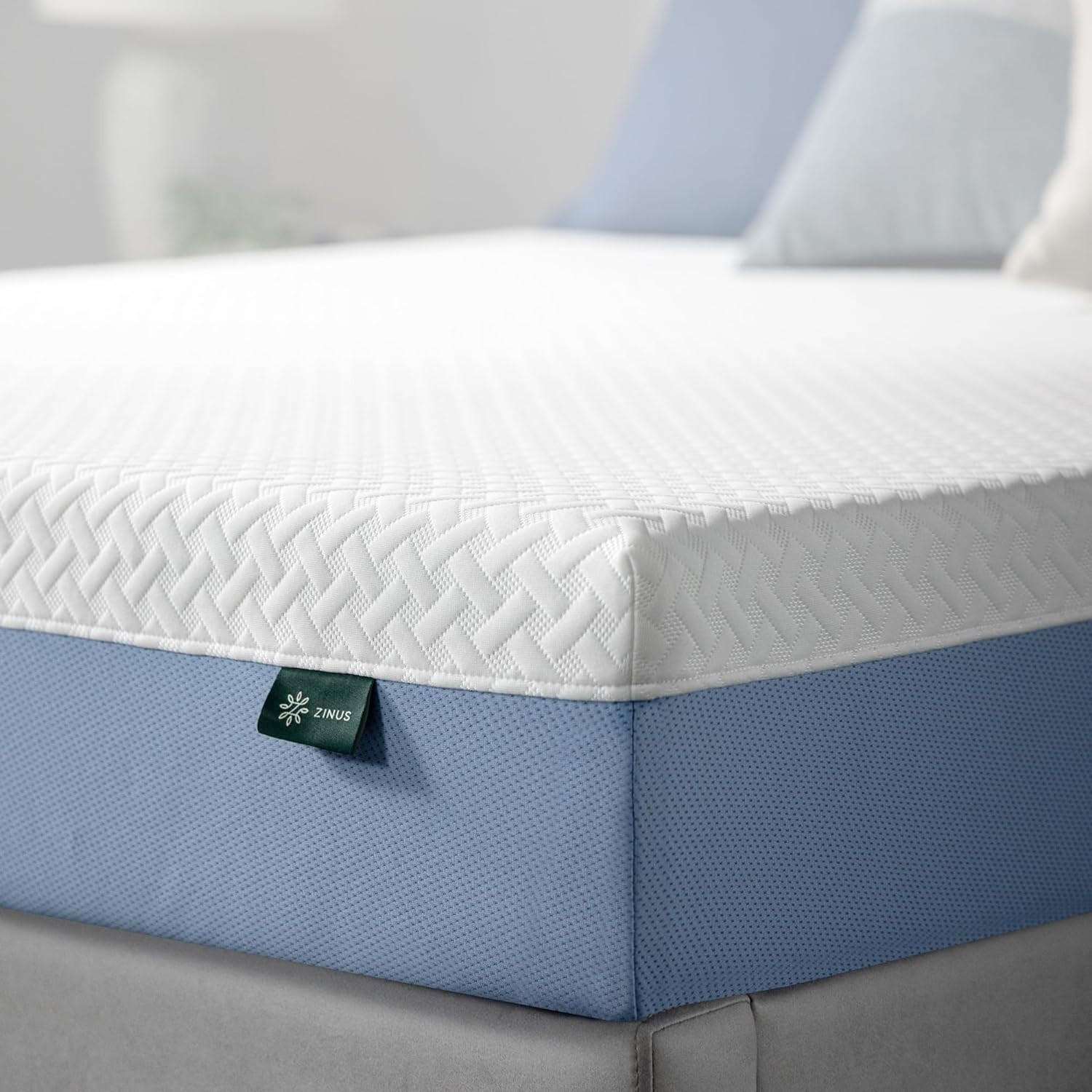 Zinus 8 Inch Full Cooling Essential Memory Foam Mattress [Newversion], Fiberglas