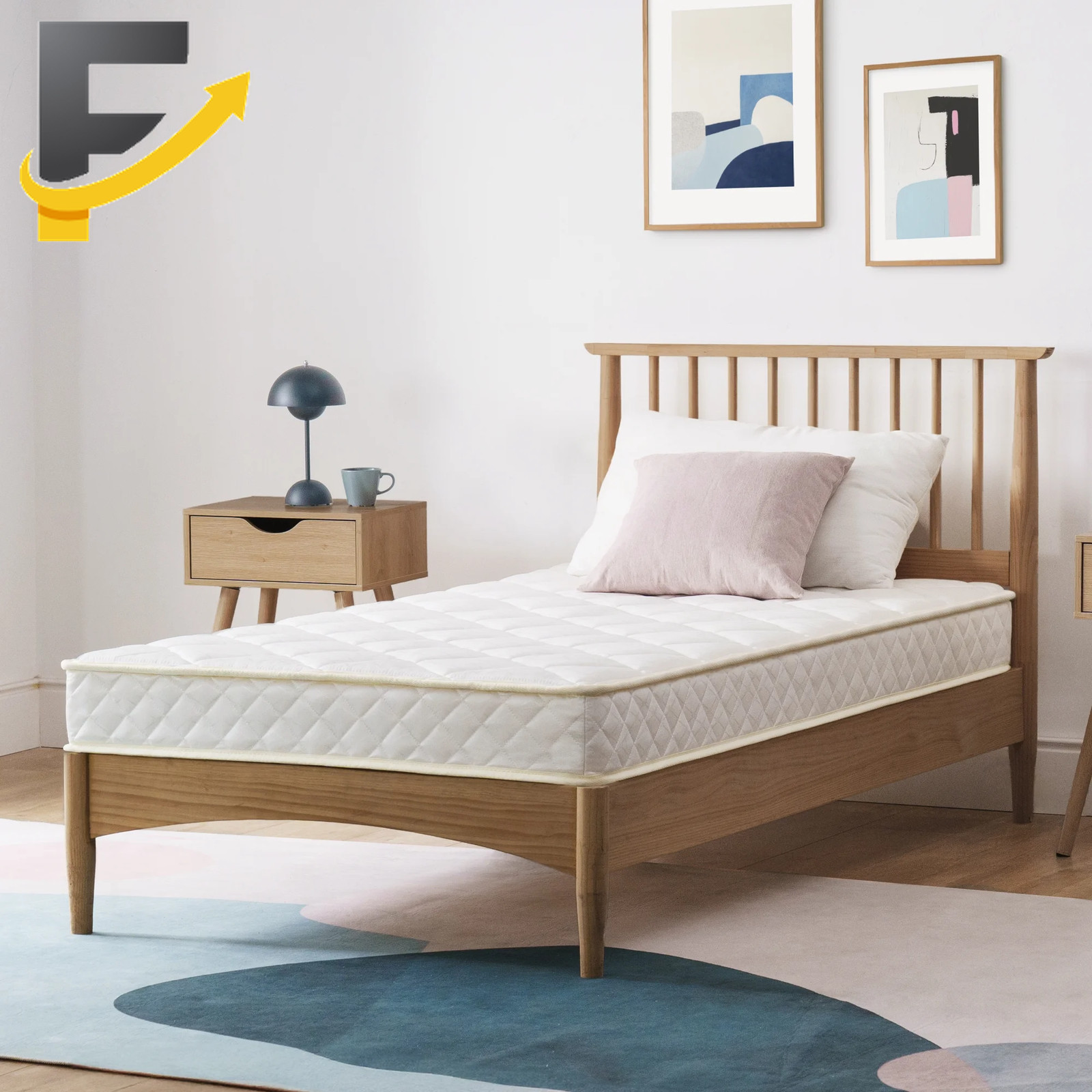 Slumber 1 by 6″ Comfort plus Innerspring Mattress Twin