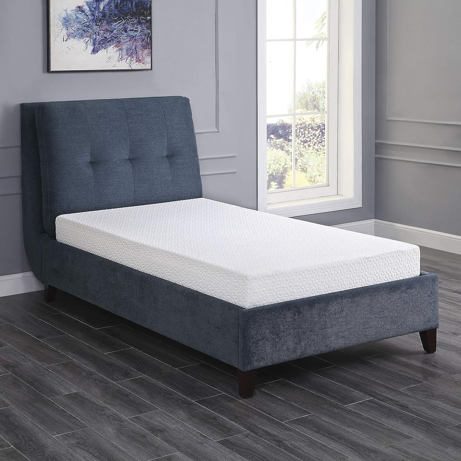 Nocturne 6-Inch Cooling Gel Infused Memory Foam Mattress, Medium Firm Mattress-I