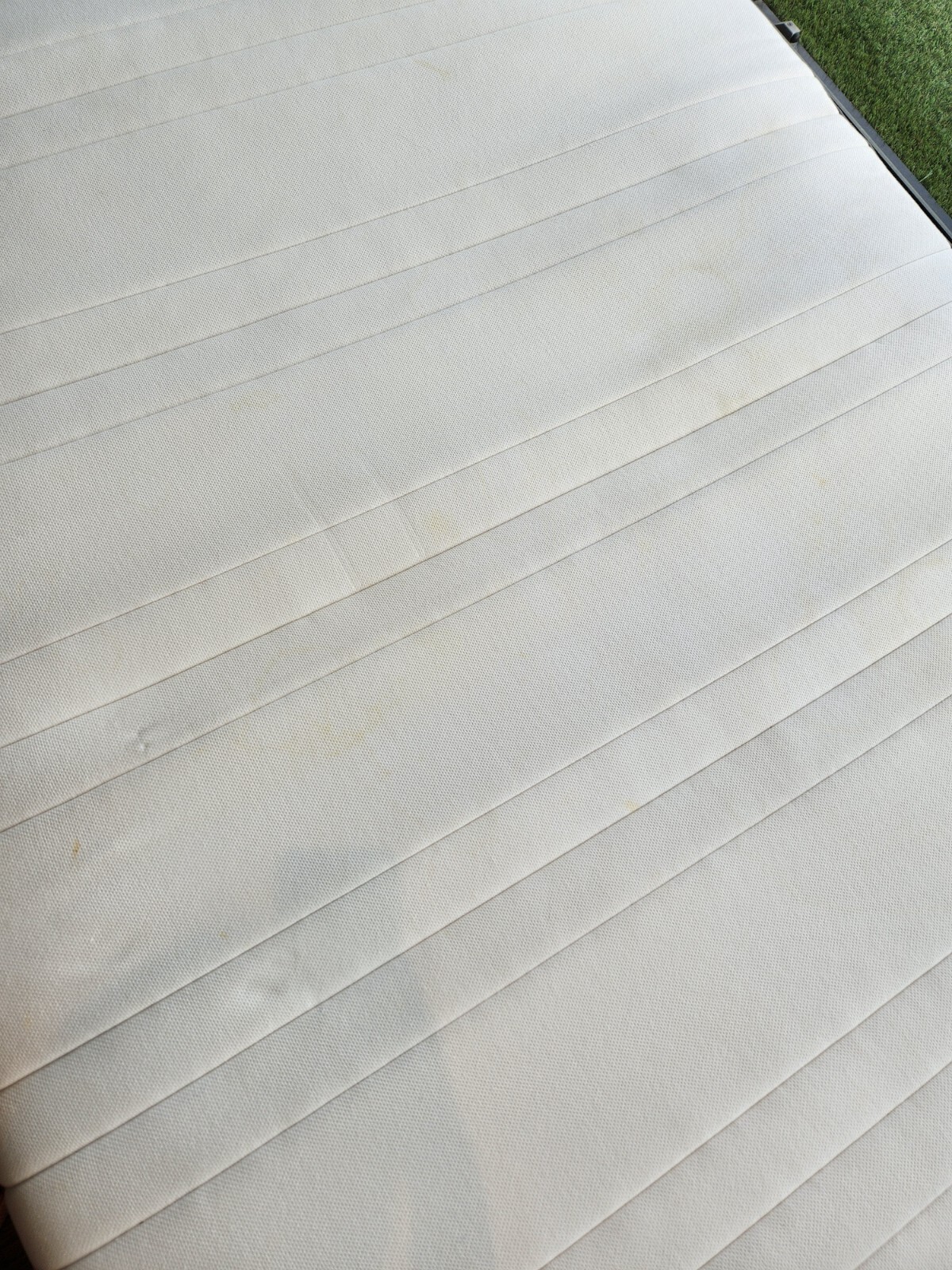 Well used IKEA HÖVÅG Queen Size Mattress Color White and Grey