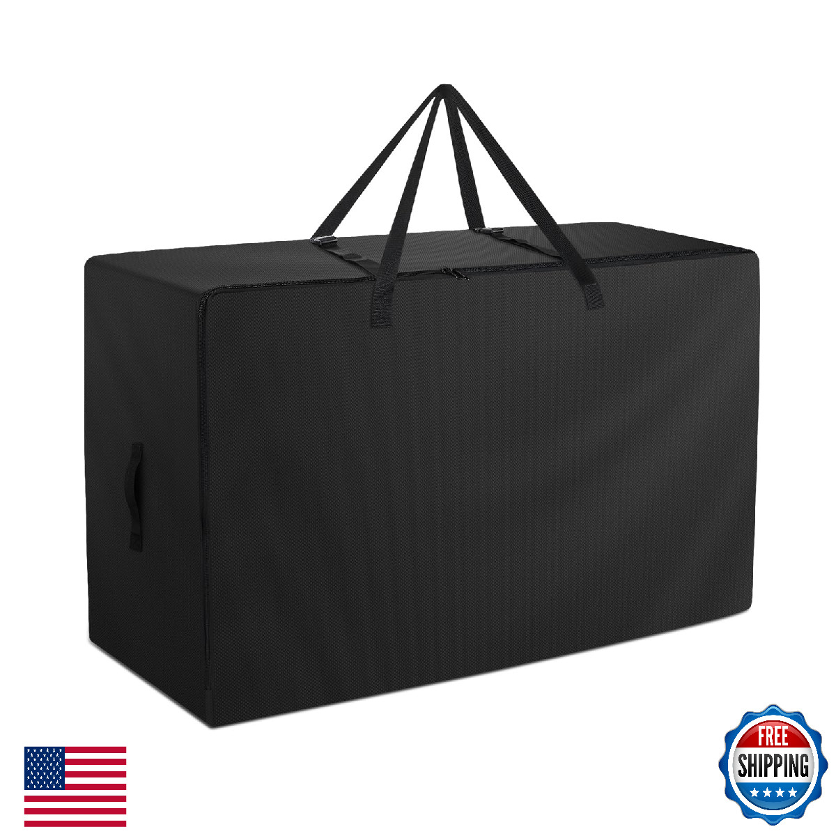 Folding Mattress Bag 600D Oxford Cloth Carry Case for Tri-Fold Guest, Full Size