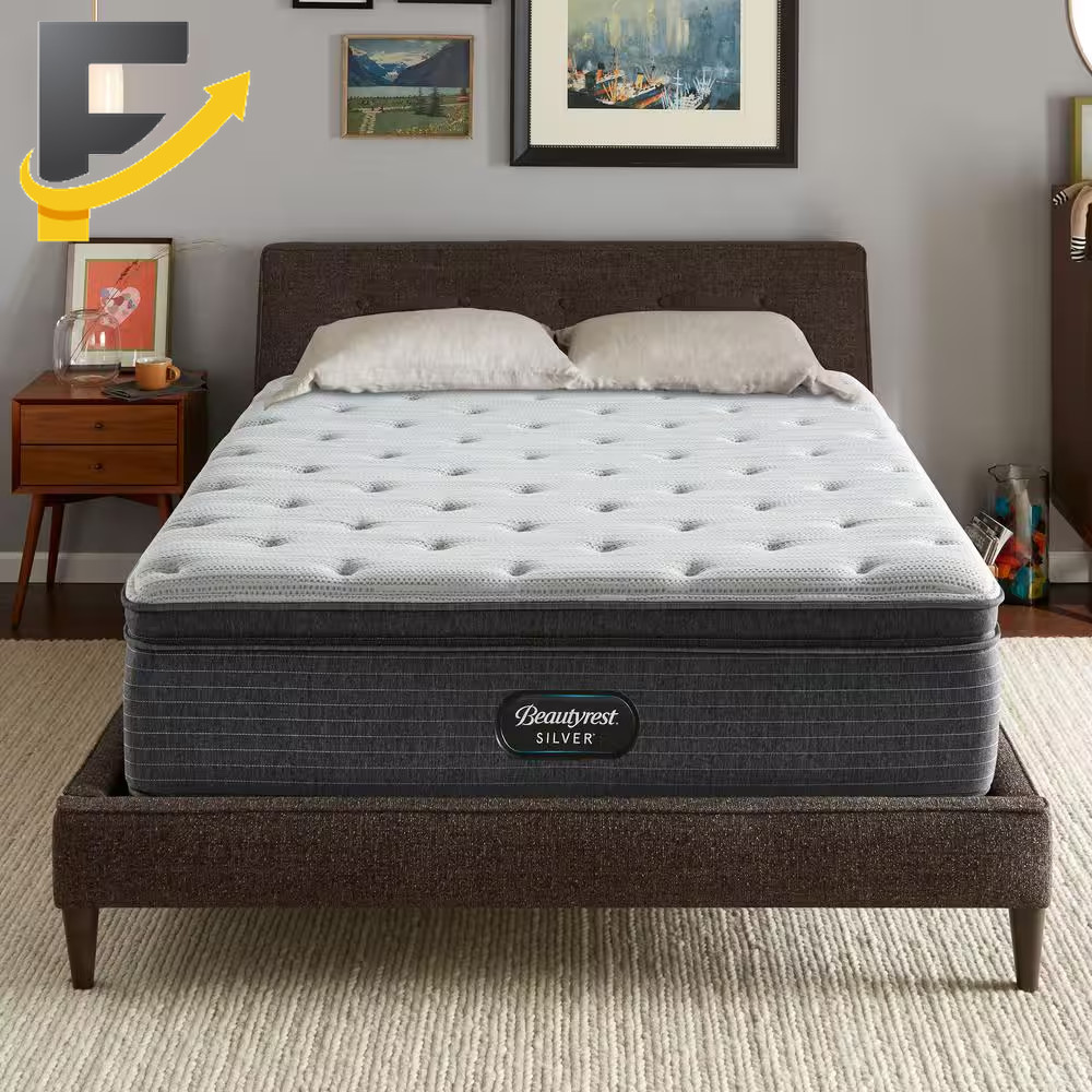 Beautyrest Silver BRS900 15in. Medium Hybrid Pillow Top Full Mattress
