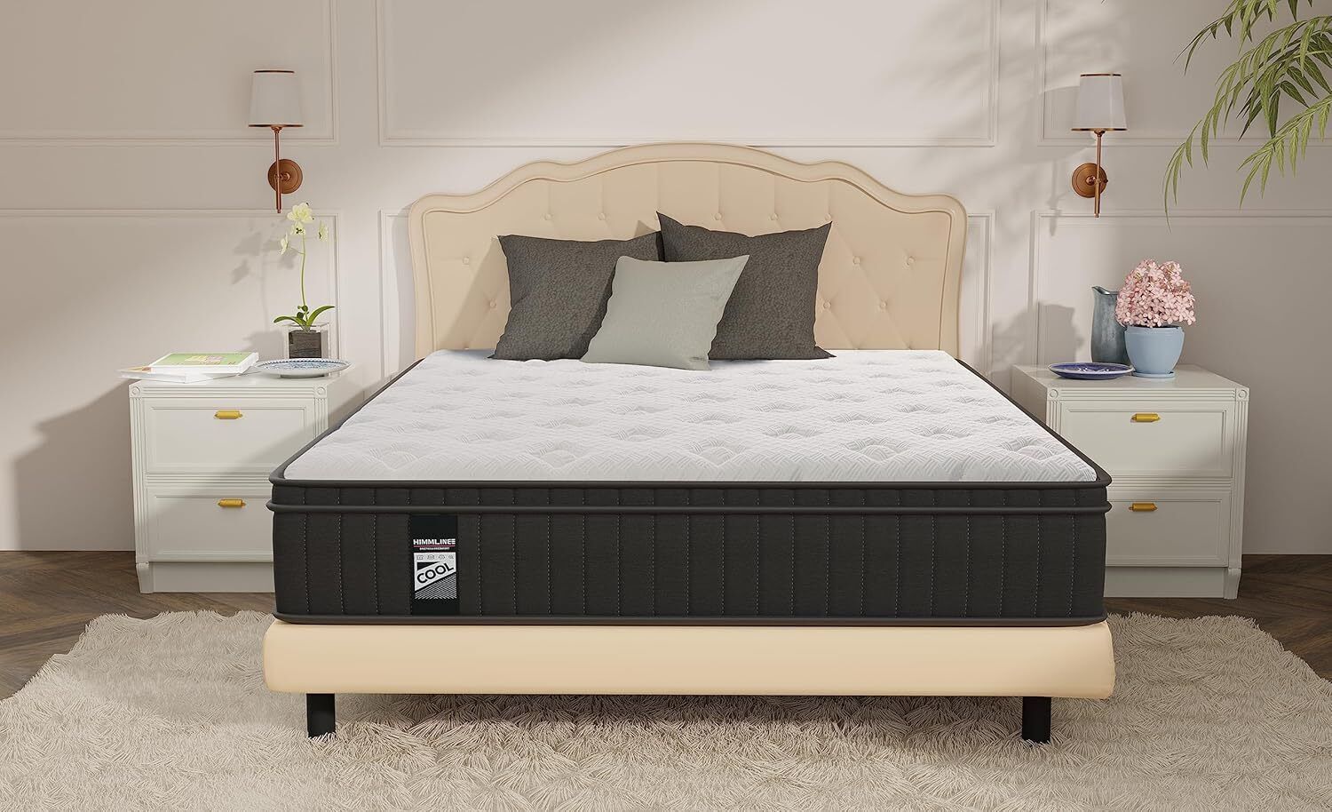 10-14inch Twin Mattress Memory Foam & Individually Pocket Innerspring Mattress