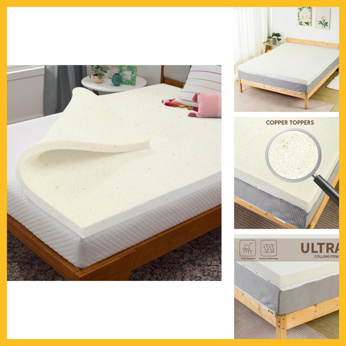 Memory Foam Mattress Cooling 1 Pack