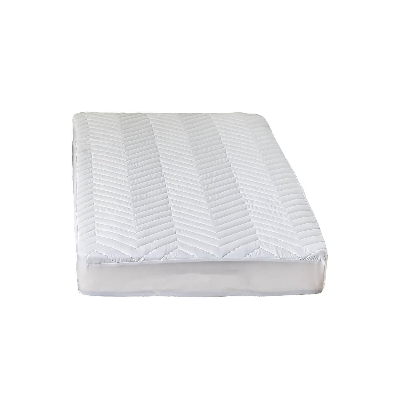 Kingnex Quilted Waterproof RV Bunk – Narrow Twin (30 x 75 inches), White