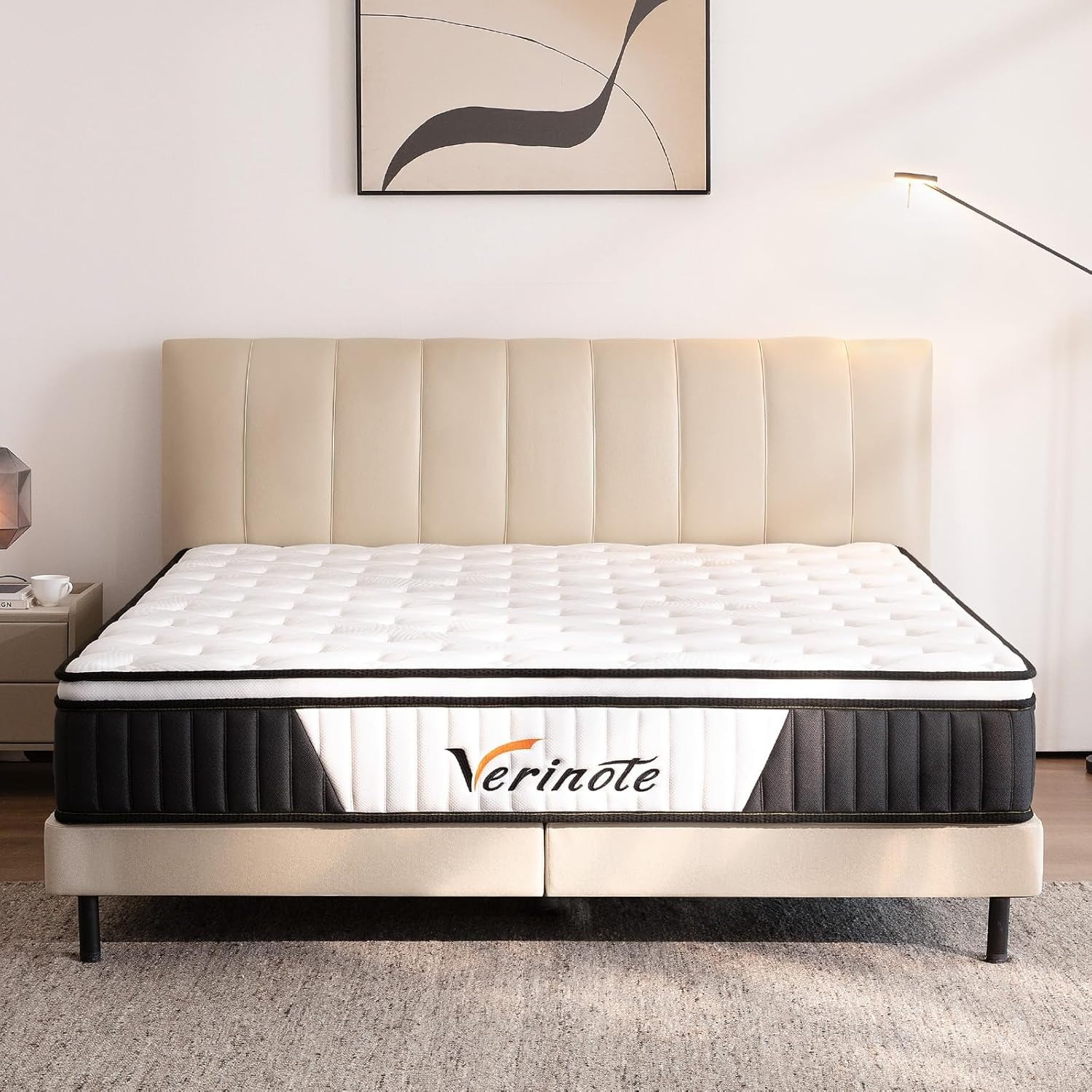 12 Inch Mattress,Medium Firm Hybrid Memory Foam & Pocket Springs for Pressure Re