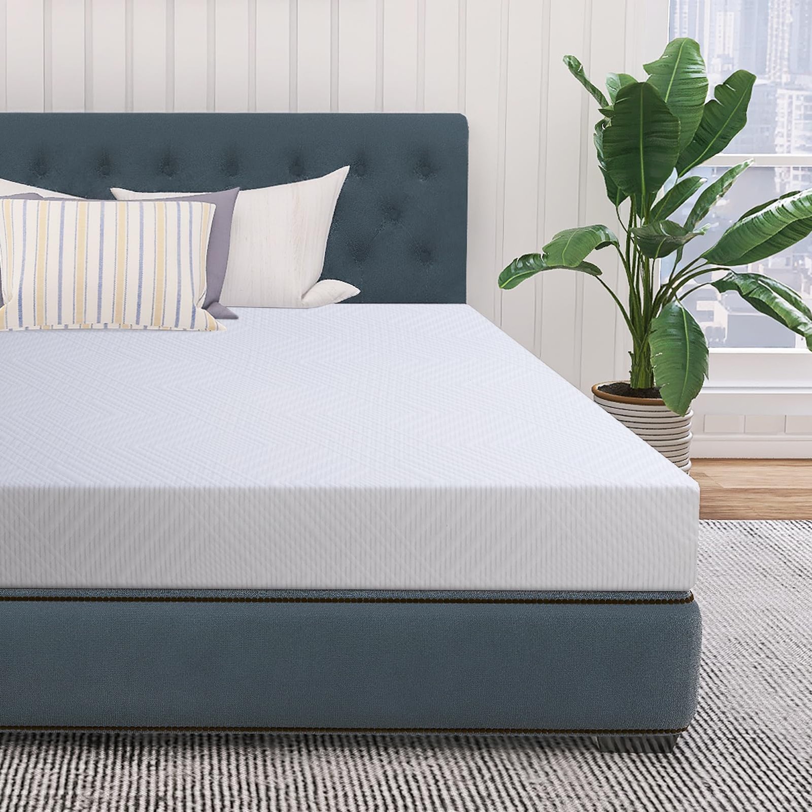 Twin Size Memory Foam Mattress 8 Inch with Tencel Cover, Premium Cooling Gree…