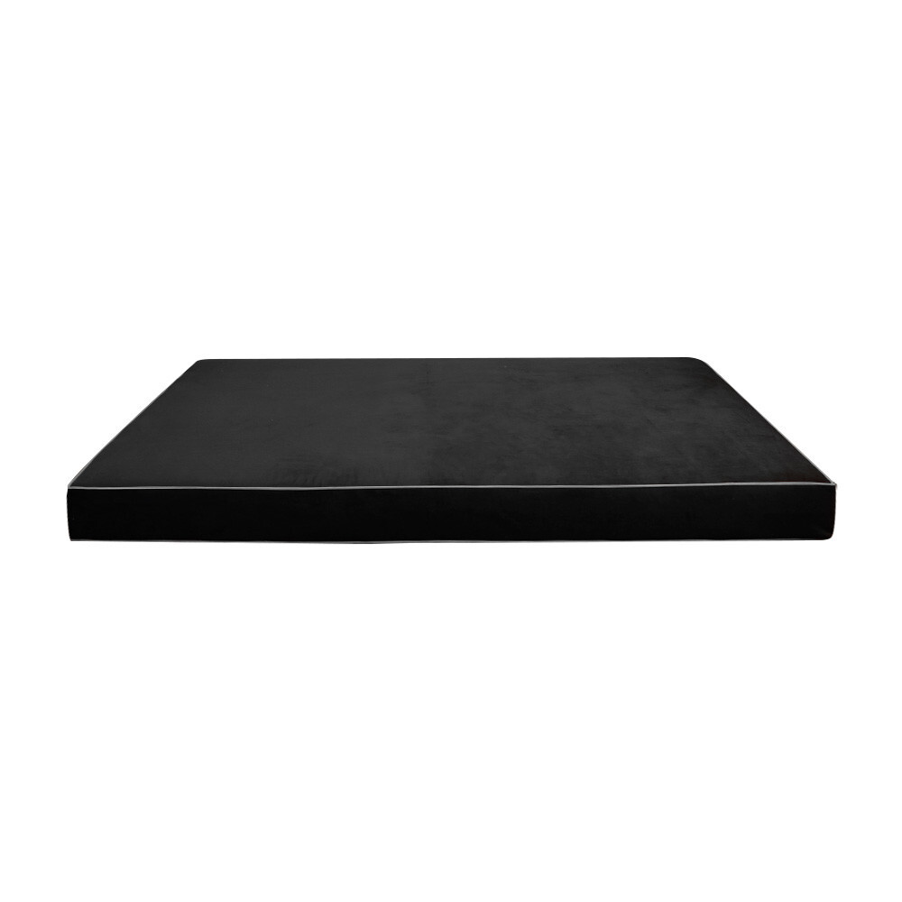 Contrast Pipe 6″ Twin 75x39x6 Velvet Indoor Daybed Mattress |COVER ONLY|-AD350