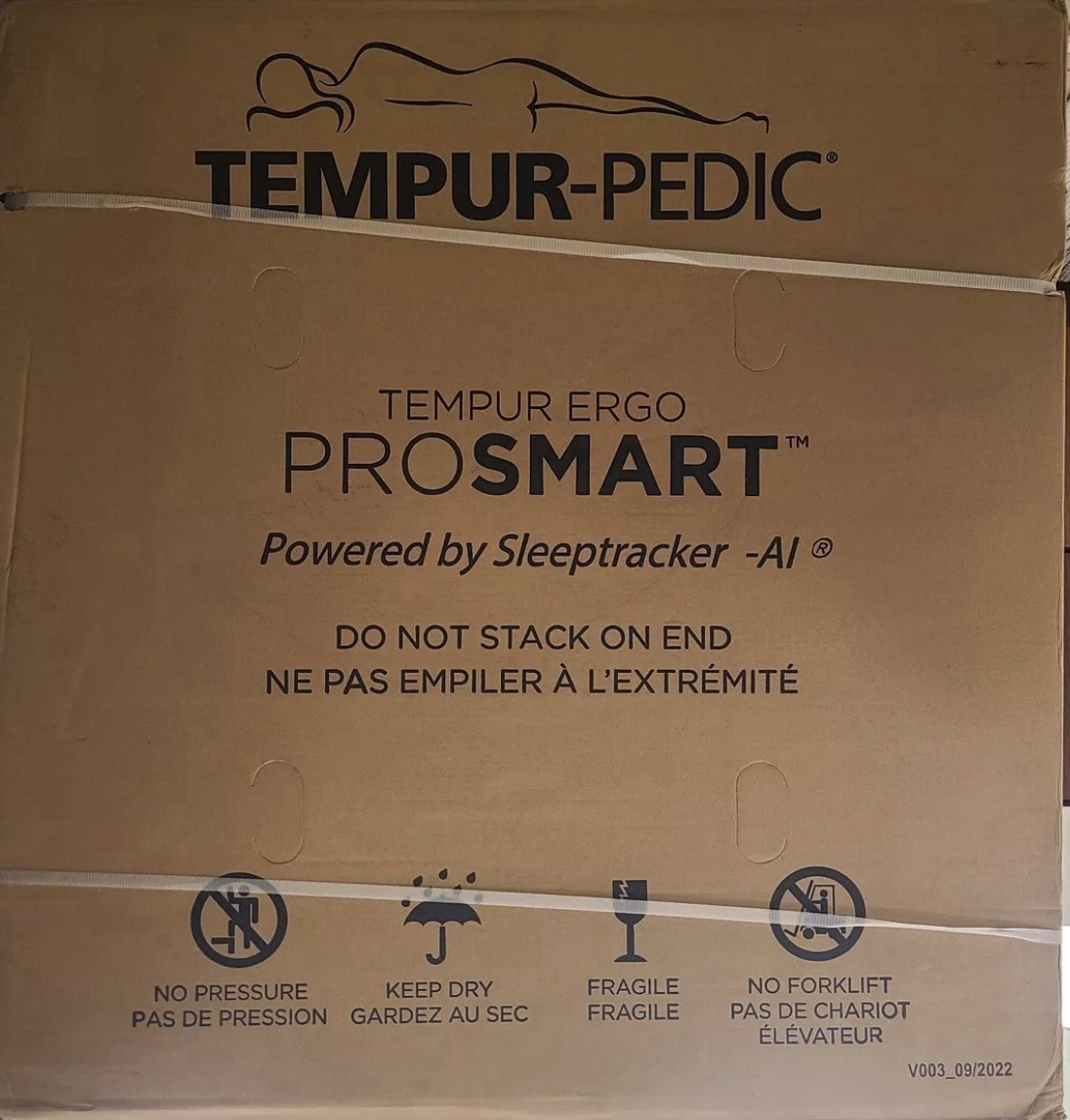 Tempurpedic LuxeBreeze Hybrid 2.0 Medium Queen Size Mattress+ProSmart Adjustable