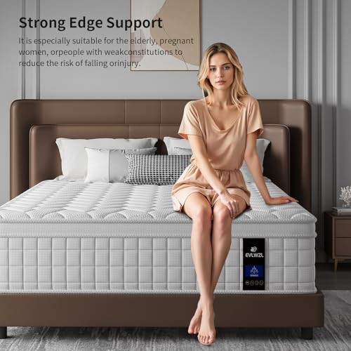 Mattress, 12 Inch Size Mattress in a Box with Memory Foam Hybrid, Twin 12N