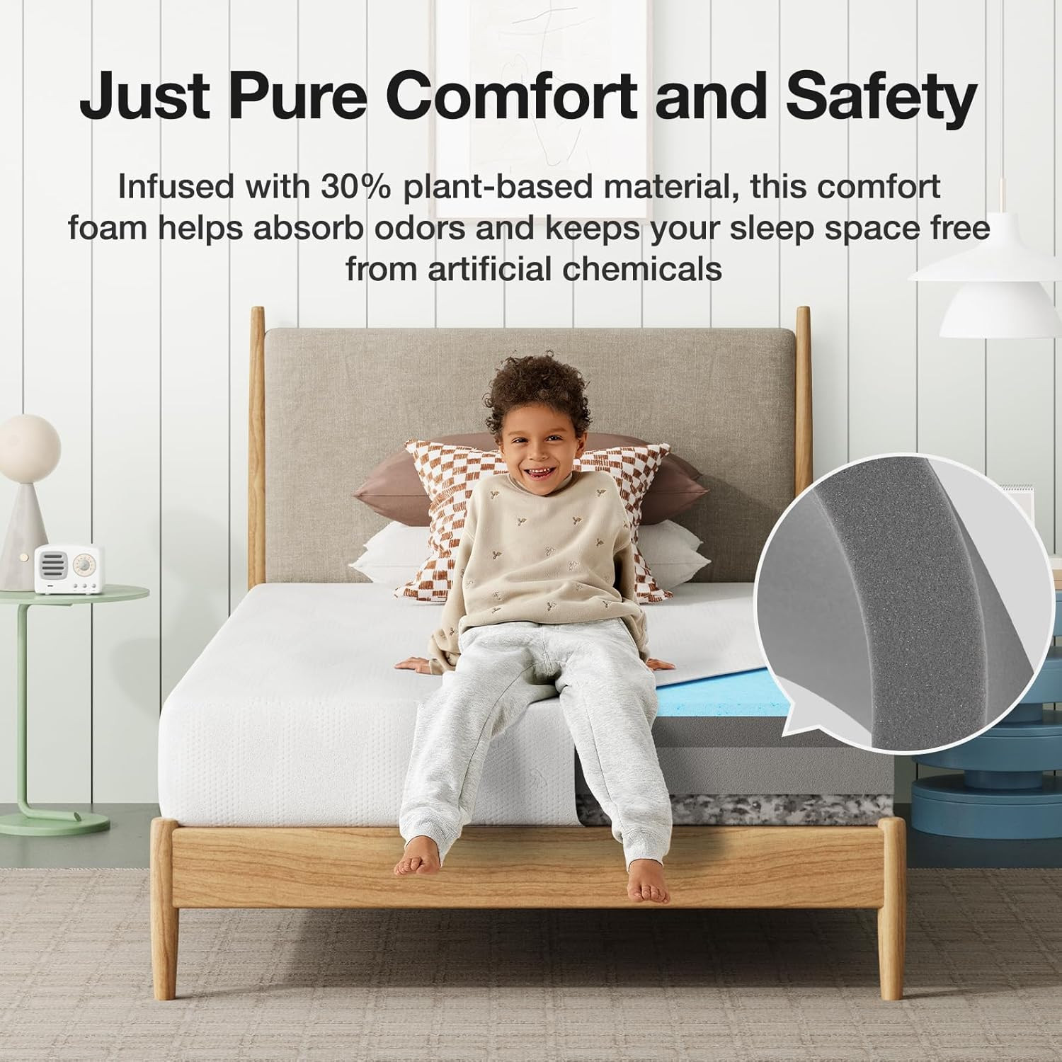 Twin Bed Mattress, 8 Inch Twin Size Mattress with Gel Memory Foam for Cooling Ni