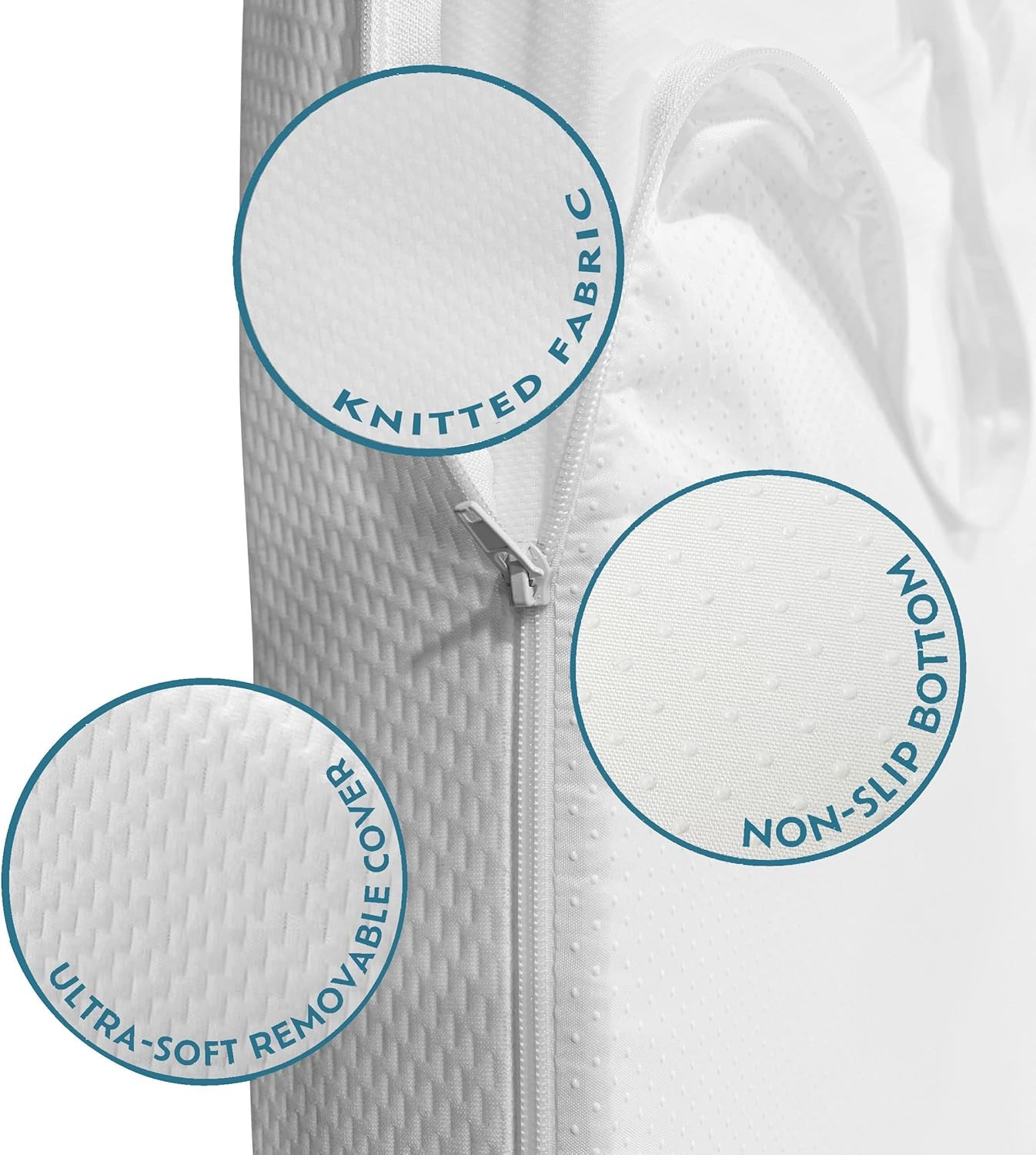 4.7 Inch Memory Fo Mattr Replacement with Washable Cover for Sleeper