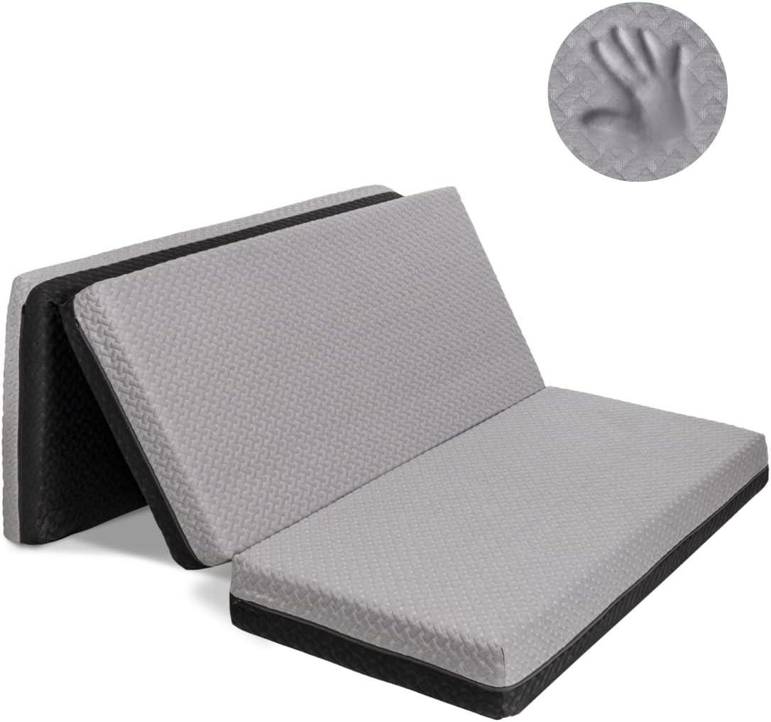 Dual Sided Premium Tri Folding Mattress Memory Foam Foldable Mattress