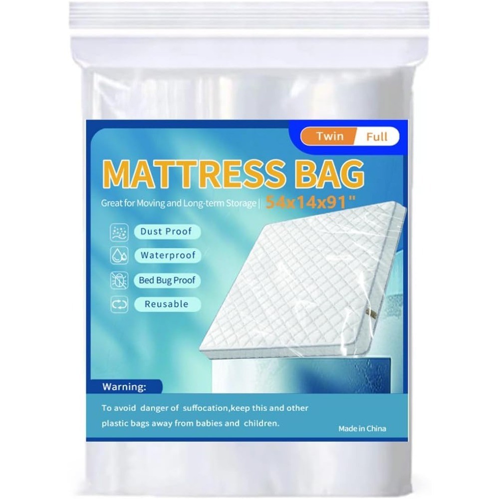 Waterproof Mattress Storage Bag Moving Protector Cover Twin Full Size