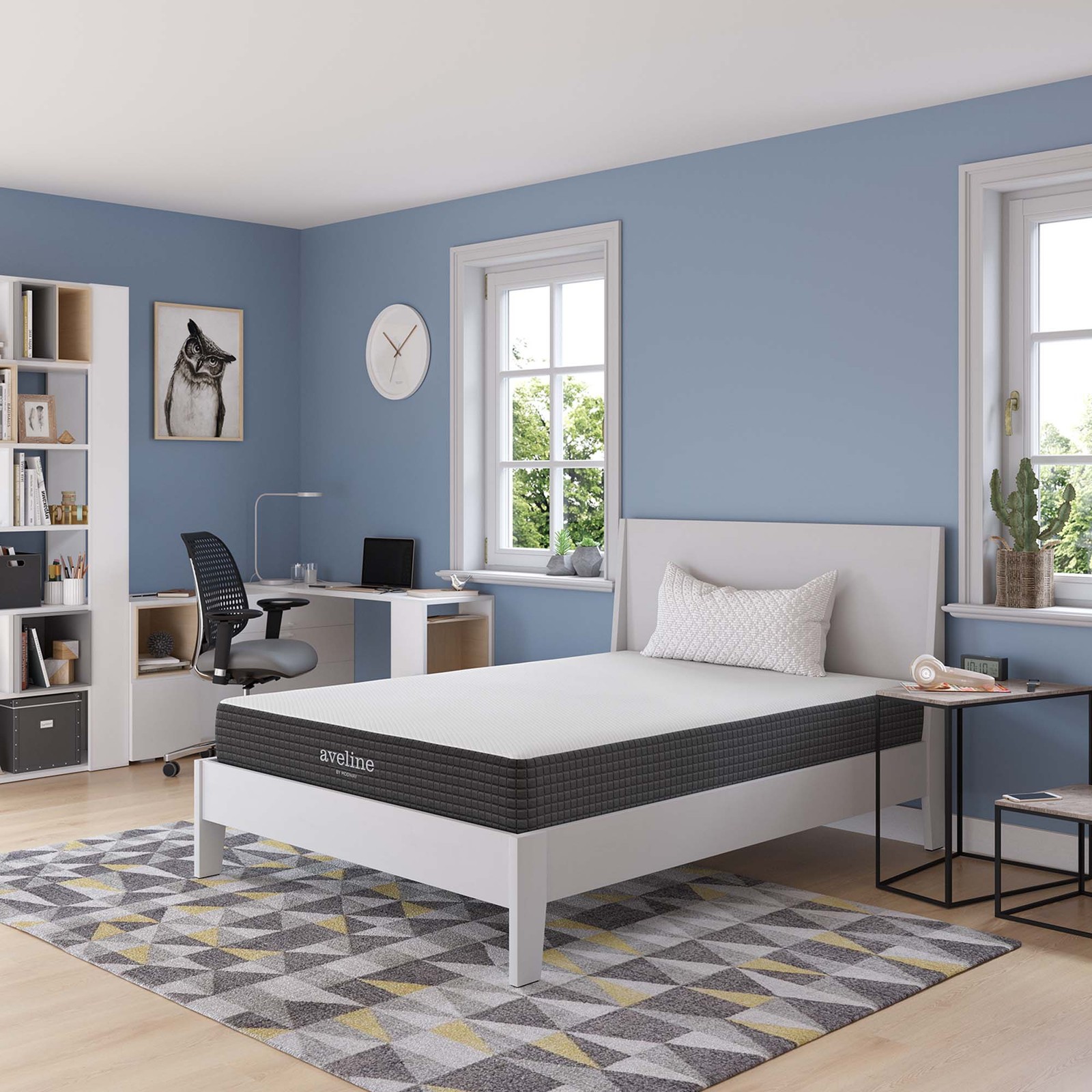 Modway 8″ Cool Gel-Infused Firm Full Memory Foam Mattress With 10 Year Warranty