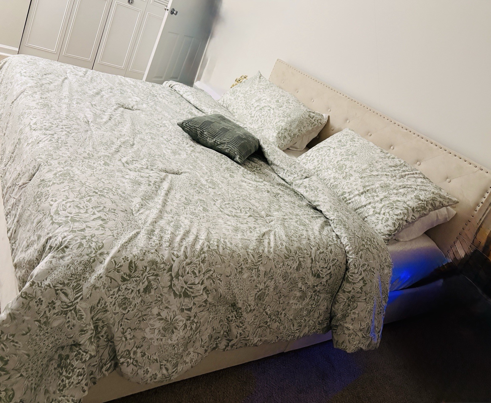 King size bed Including king Size mattress .