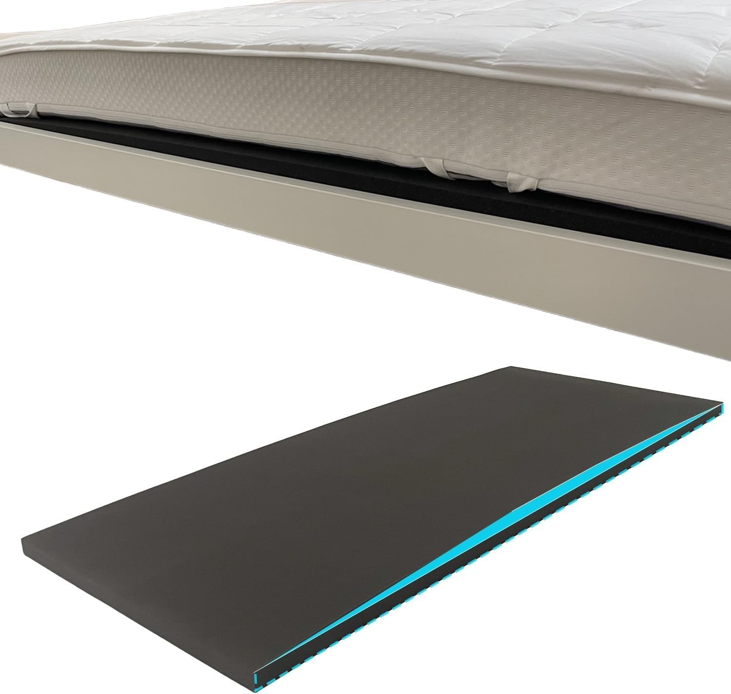 Sagging Mattress Support 47″ x 25″ x 2″ – 50D High-Density Foam Under Mattres…