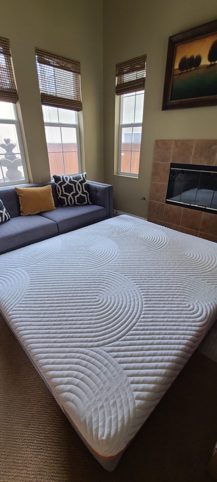 CALIFORNIA KING TEMPURPEDIC CONTOUR SUPREME (RETAIL $3,299)