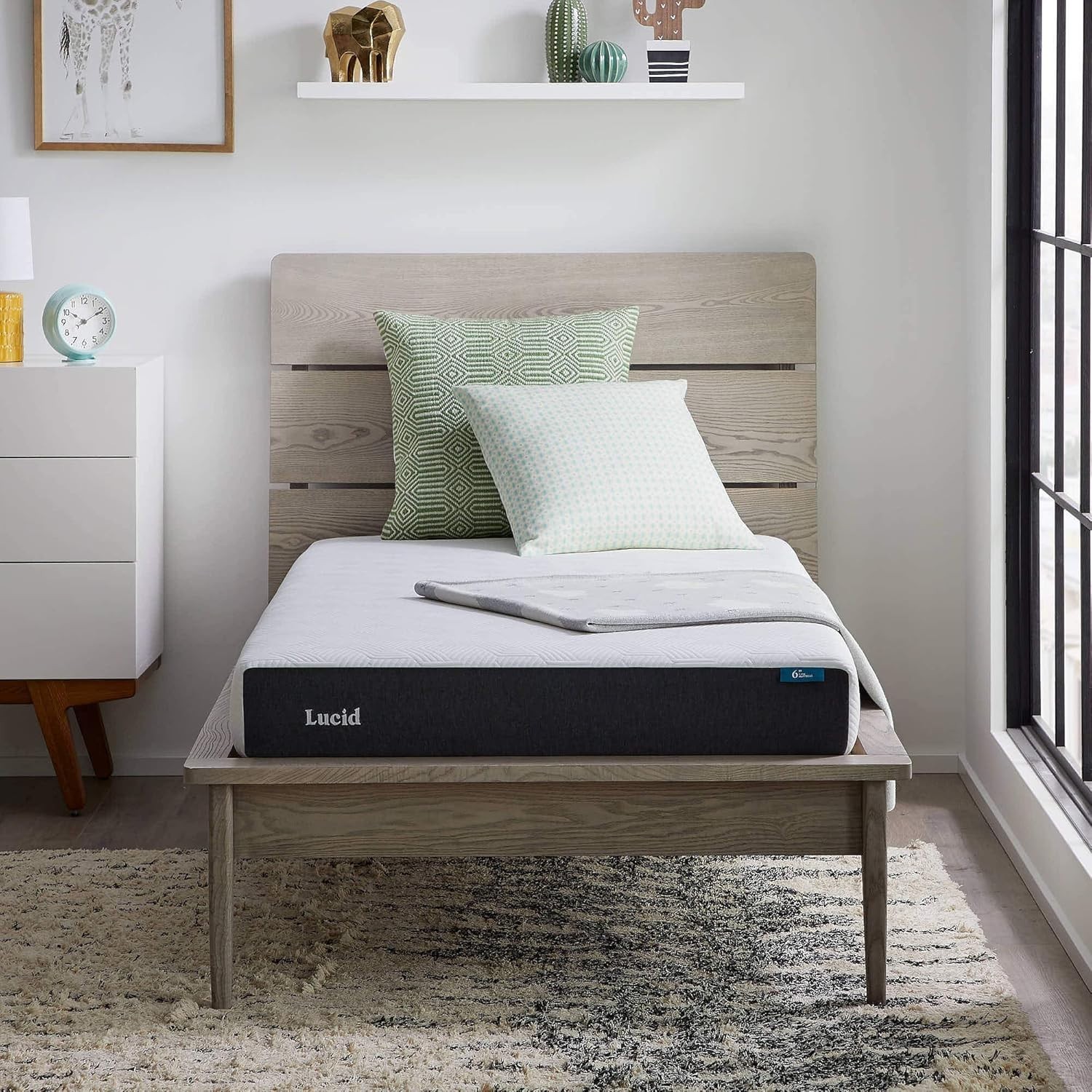 Breathable Medium Firm Memory Foam Mattress for Full Size Bed – 6 Inch Thickness