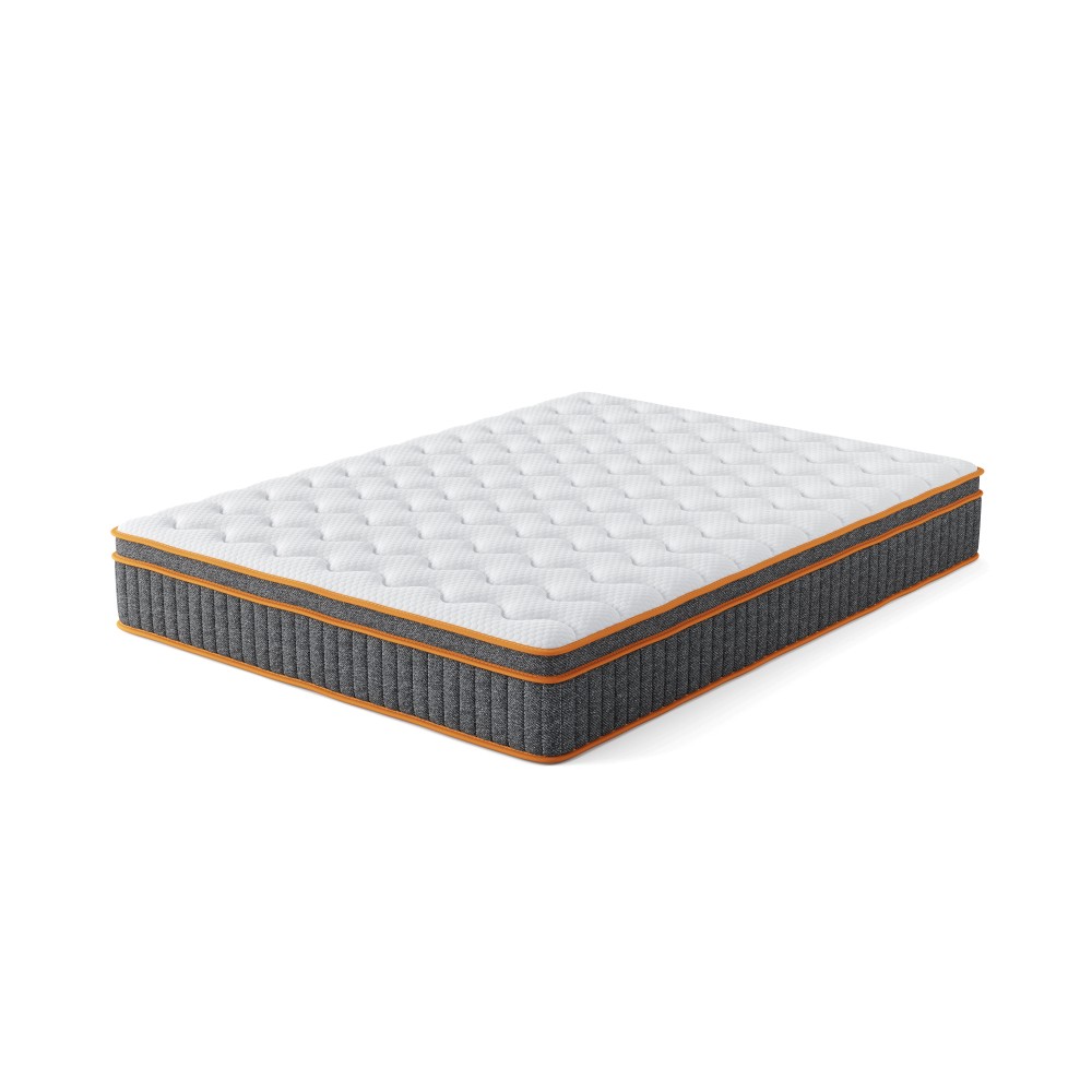Full Size 12 Inch Mattress Memory Foam Pocket Springs Support Comfortable Sleep