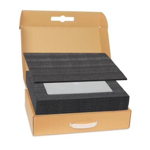 Laptop Shipping Box—Secure Laptop Box—17×13 Inches—Foam—Secure with Foam