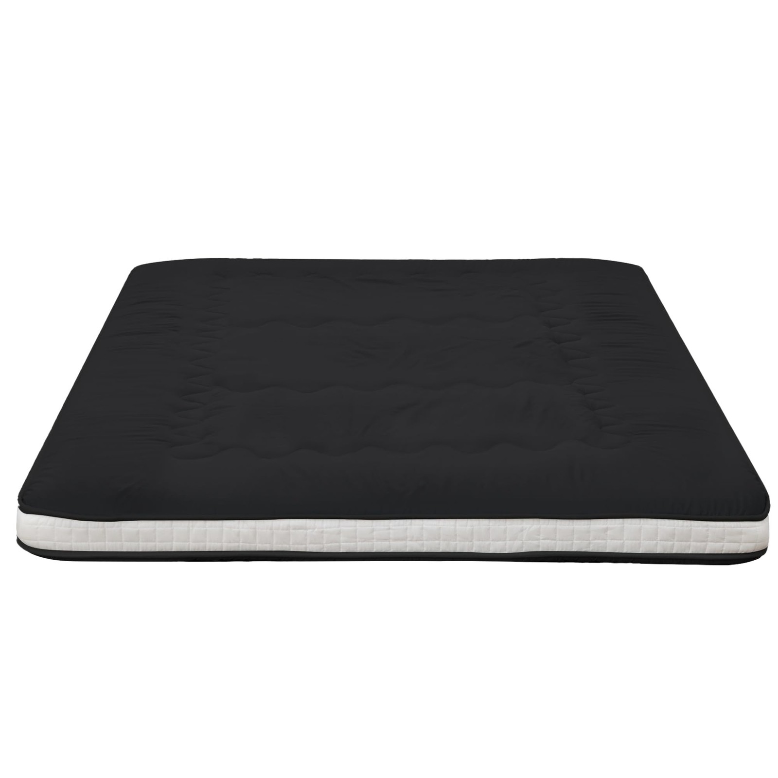 Japanese Floor Futon Mattress Extra Thick Folding Roll Up Bed Topper Mat for …