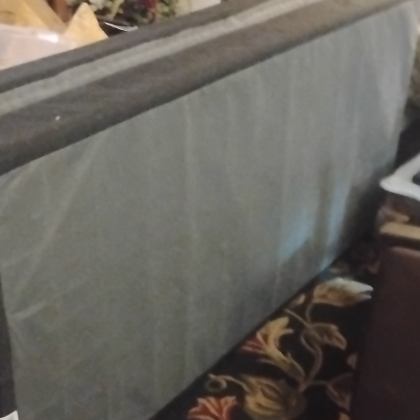 Foldable Foam Twin Mattress, Firm, Gray, Fabric Cover, Solid