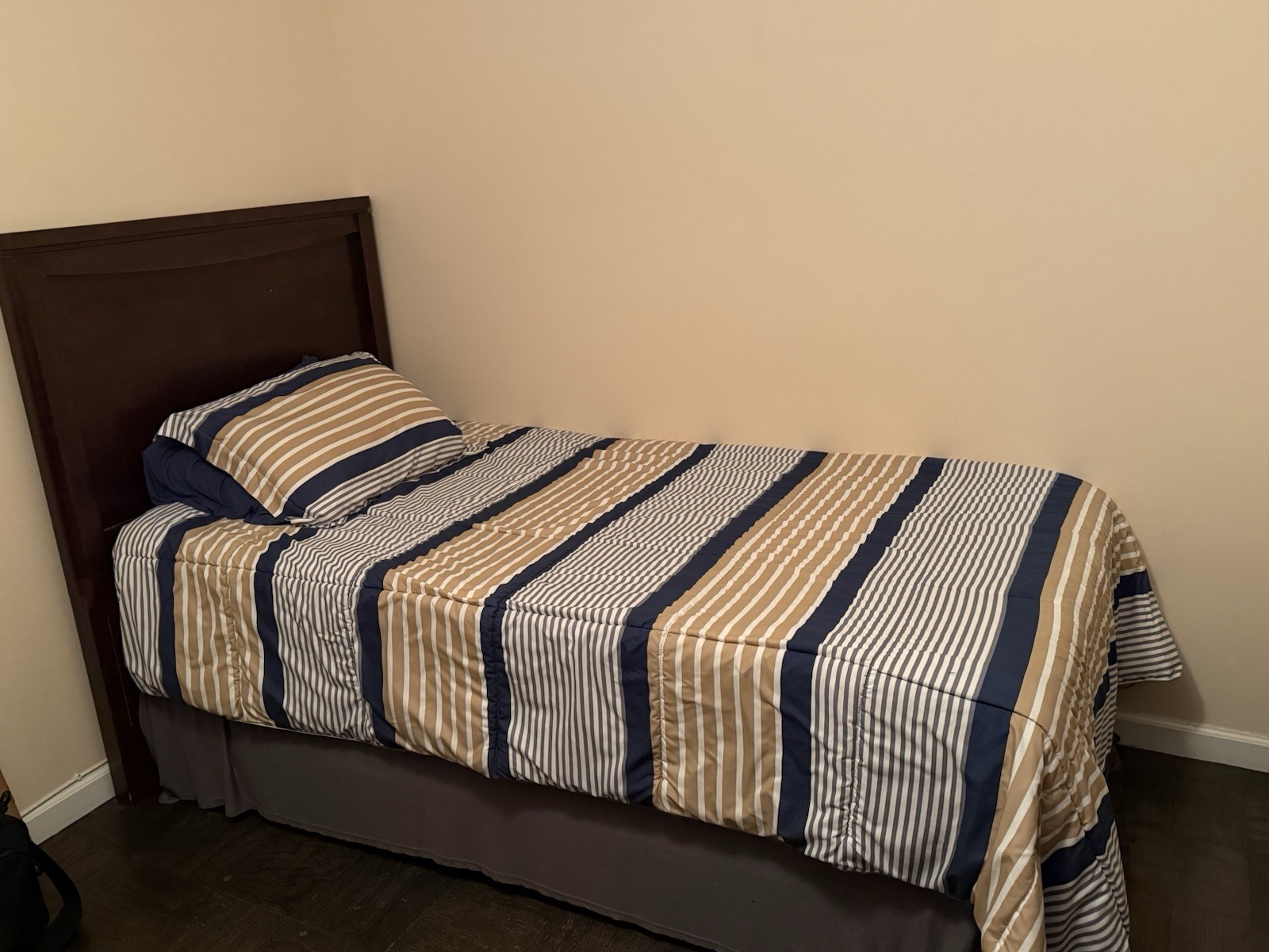 Twin Bed, mattress, box spring and headboard
