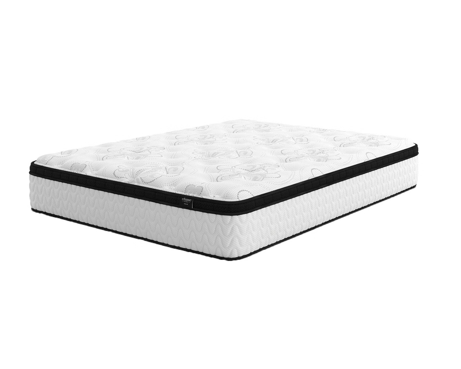 Signature Design by Ashley Chime 12 Inch Hybrid Twin Mattress in a Box White