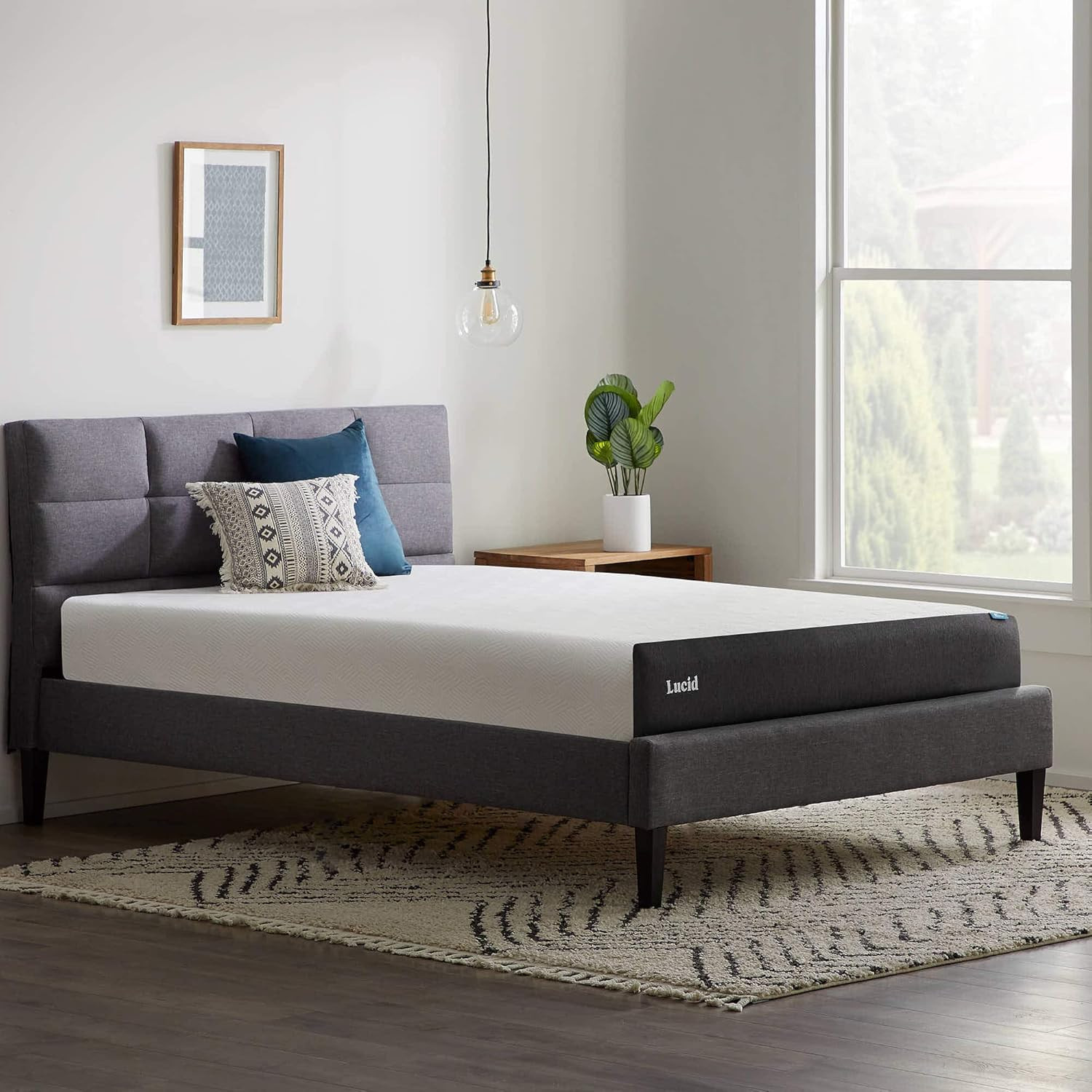 8″ & 6″ Gel Memory Foam Mattresses – Soft, Hypoallergenic, Breathable Cover