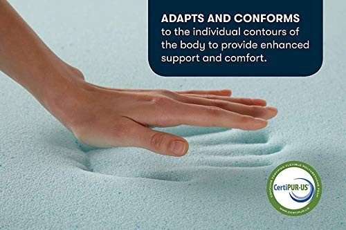 ThermaGel Memory Foam Mattress Topper, 3-Inch King 3 Inch