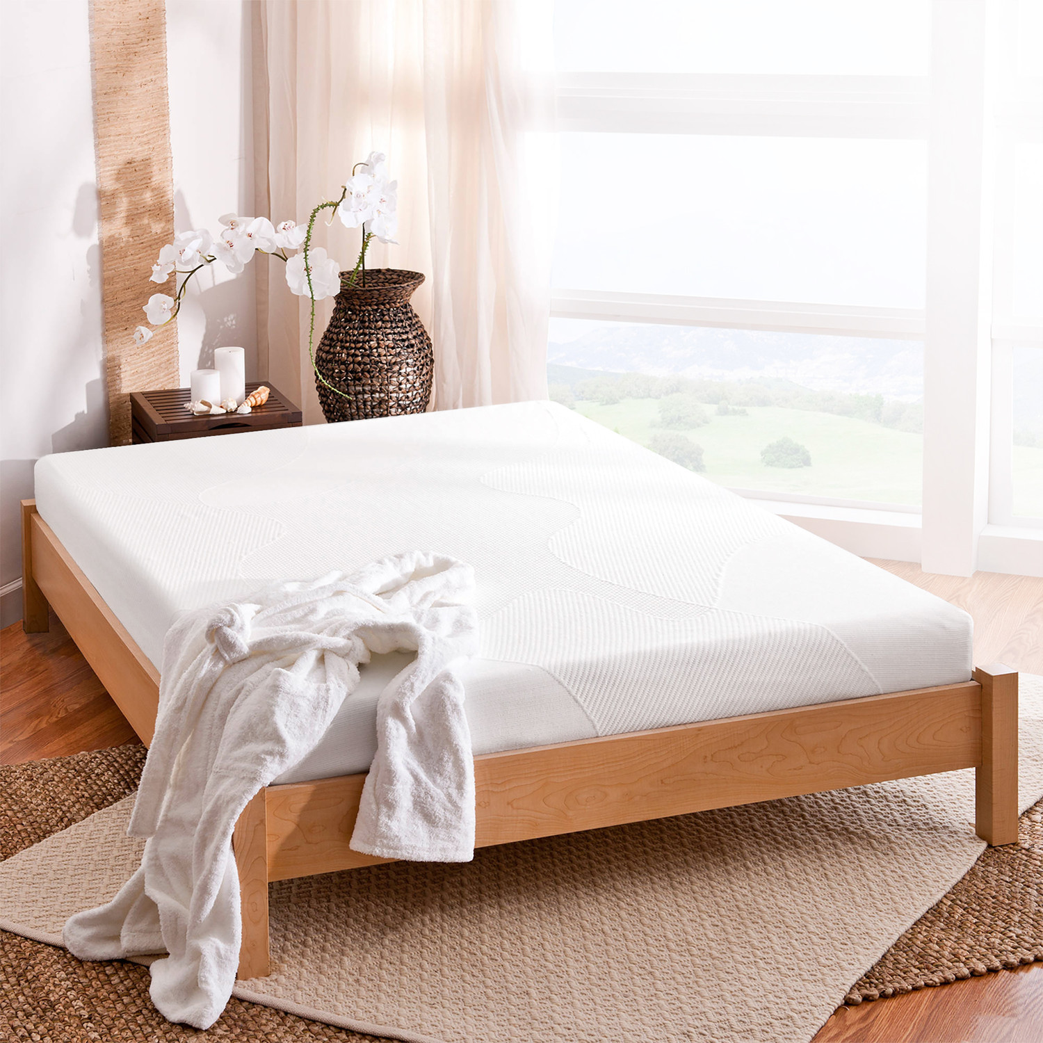 Spa Sensations by Zinus Serenity 6″ Memory Foam Mattress, Twin